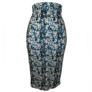 High Waisted Multi Pencil Skirt